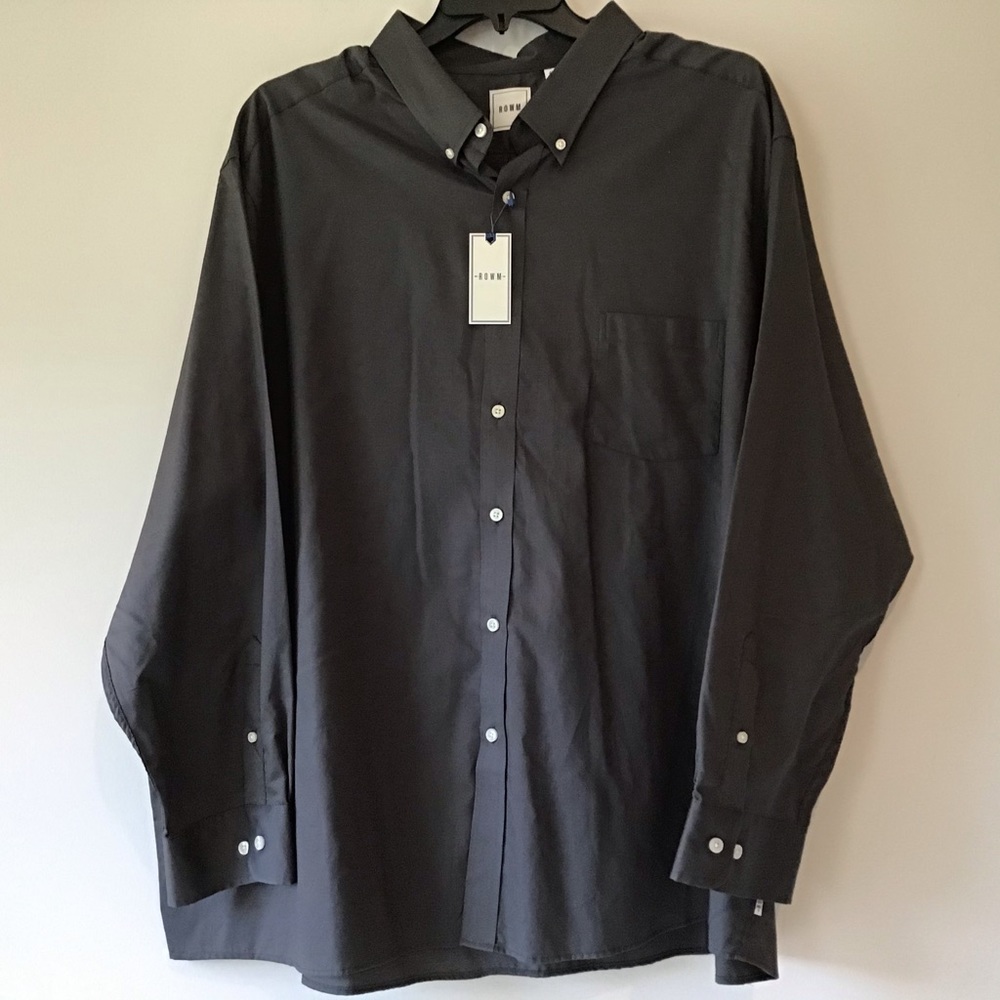 ROWM Shirt 4XB Charcoal Heather NWT $59.50